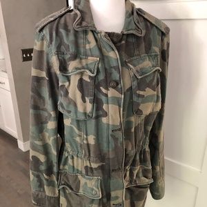Womens FREE PEOPLE Military Style Camp Jacket~L